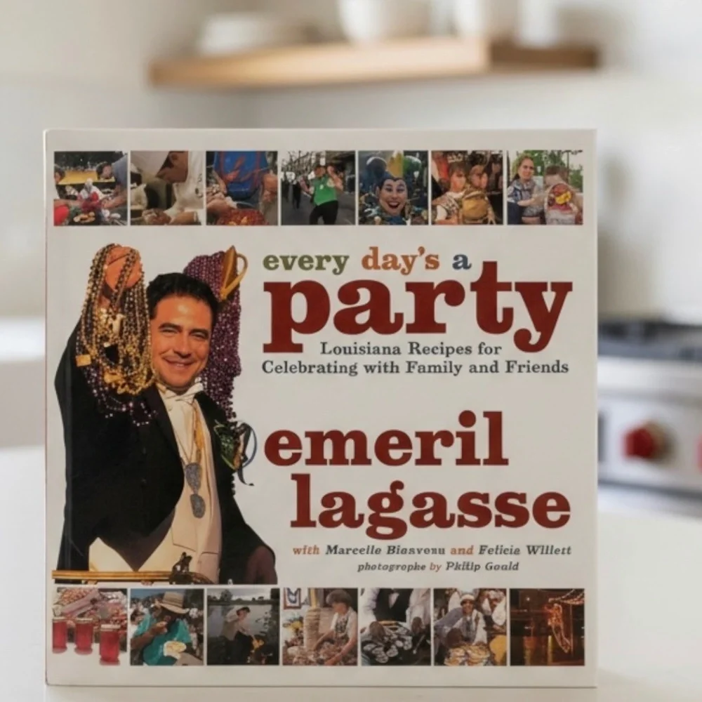 Emeril Lagasse Cookbook Every Day’s a Party First Edition Cajun Recipes HC